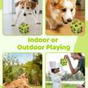 Interactive Puzzle Dog Toy Encourage Natural Foraging Skill, Durable Dog Enrichment Toy Snuffle Cube Cloth Strip with Hide & Seek Food, Slow Feeder for Mind Stimulate & Stress Relief (Green)