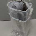 TBMax Small Dog Cat Food Storage Containers 2 Pack, Travel-Friendly Pet Food Container with Spout & Measuring Cup, Kid-Friendly Pet Feeding Dispenser, Portable Dog Treat Bird Seed Container -Grey