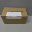 Extra Large Tissue Box Cover for Standard Size 180 to 230 Count Box of Tissues, PU Leather Rectangle Tissue Holder with Magnetic Closure (Black)