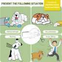 Dog Muzzle, Soft Mesh No Barking Pet Muzzles for Small Medium Large Sized Dogs, Breathable Drinkable Dog Mouth Guard Adjustable Puppy Muzzle to Prevent Dogs Biting Chewing and Licking,M