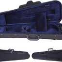Aileen CSV102 Basic Professional Triangular Lightweight Suspension Carry Violin Hard Case - 4/4 Full Size Black