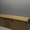 Puleo International 6.5ft Pre-Lit Slim Fraser Fir Christmas Tree with 250 Clear Lights, 826 Realistic Dense Branch Tips, Easy Setup Artificial Trees with Sturdy Metal Stand