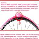 RideNow Ultralight Road Bike Inner Tube 45/65/85mm Length French Valve Super Light 24G Bike Tube Road Bicycle TPU Inner Tire