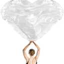 Wuchieal 2set 37''x53" Praise Dance Worship Flags with Flexible Rods Worship Angel Wing Praise Flags Dance Church for Beginner Gold