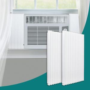 Daisypower Window Air Conditioner Foam Insulating Panels Kits,17 Inch x 9 Inch x 7/8 Inch AC Units Insulation Side Panels, White