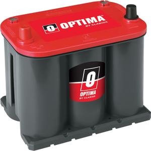 OPTIMA Batteries High Performance 25 RedTop Sealed AGM Car, Truck, and SUV Starting Battery, 720 CCA, SAE Terminal, Maintenance Free, Versitile Mounting