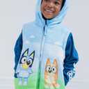Bluey Bingo Zip Up Vest 2fer Jacket Toddler to Little Kid (Blue)