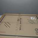 WallBeyond Black Bathroom Mirror for Wall 30x40 Inch Wooden Frame Rectangle Mirror for Farmhouse Bathroom Vanity Wall Mounted Decorative Mirror (Horizontal/Vertical Black)