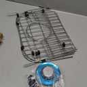 Sink Protectors for Kitchen Sink, Sink Grate Grid for Bottom of Sink, Metal Sink Rack, Bottom Basin Rack, Stainless Steel, 28" x 15"