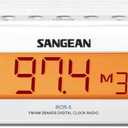Sangean RCR-5 Digital AM/FM Clock Radio, White