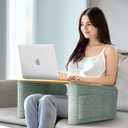 UPERGO Lap Desk with Arm Rests, Laptop Desk for Bed, Working Reading in Bed, Couch, Sofa