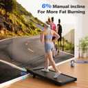 MJWW Walking Pad, Auto Incline, 3.0HP, 300lb, Under-Desk, Remote LED | Walking Pad Treadmill with Auto Incline, 3.OHP, 300 lbCapacity - Portable Under-Desk Design withRemote & LED Display