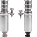 Control Solenoid Valve Kit, Intake and Exhaust Camshaft Position Actuator Solenoids, Replaces 12655420 12655421, Compatible with GM Chevy Buick