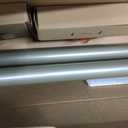 KAMANINA 1 Inch Double Curtain Rods 66 to 120 Inches (5.5-10 Feet), Heavy Duty Adjustable Double Curtain Rod for Windows, Antique Silver Drapery Rods with End Caps