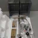 21" Touch Bedside lamps with 2 USB & AC Outlets, 3-Way Dimmable Bedside Table Lamps Set of 2 for Bedroom Living Room Office Reading, Black Shade Lamps for Night Stands, 2700K LED Bulbs Included