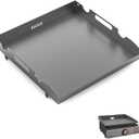 17 Inch Gas Griddle Replacement Top for Blackstone 17" Flat Top Grill 1819 1832, New Upgrade Heavy-duty Steel Replacement Parts for Most Blackstone 17" Tabletop Griddle with Rear Grease System (17" x 16.5" x 2.5")