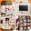 Fabbay 25 Pcs Orange Cancer Awareness Orange Ribbon Magnets Leukemia Awareness Lymphoma Cancer Car Magnets Magnetic Stickers and Decals for Refrigerator Event Supplies Fridge Party Decoration