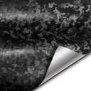 VViViD+ Black Stealth Small Patternless Camouflage Vinyl Wrap Roll (1.5ft x 5ft)