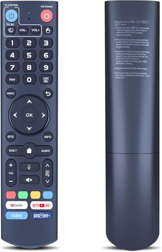 V3 Pro Replacement Voice Remote Control Compatible with vSeeBox V5 Pro / V3 Plus/V3 Pro / V2 Pro / V1 Pro/V1 Max/Elite/Max, Missing The Back.