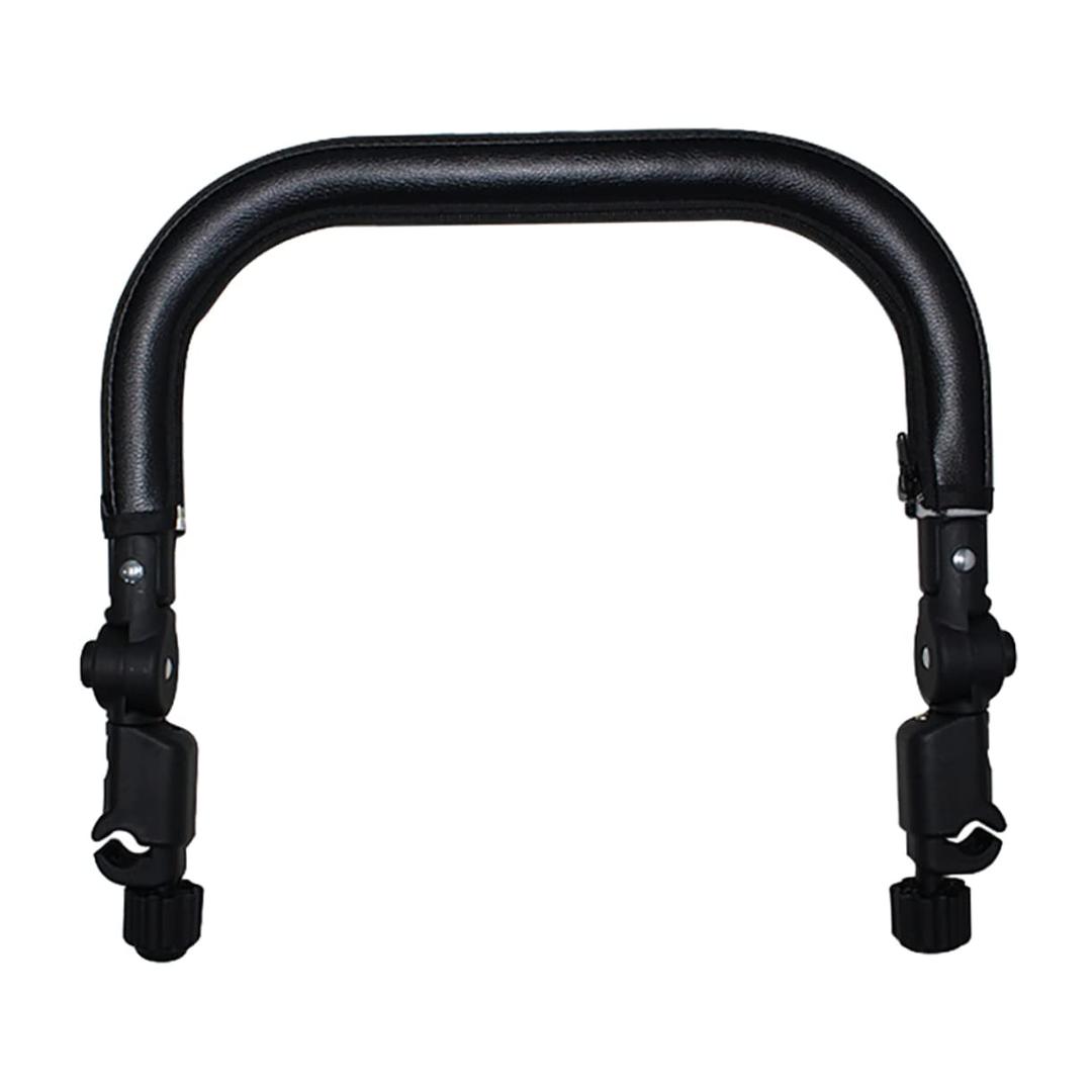 Stroller Bumper Handle Armrest Adjustable Detachable Pu 39x39x8cm for Compatibility Enhanced Water Resistance and Durability for Replacing Old Stroller Accessories