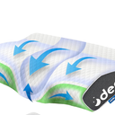 Derila Cervical Queen Size Pillow for Sleeping - Support Pillow for Side, Back, Stomach Sleepers - Contour Best Bed Pillows for Sleeping