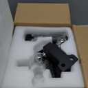 TYT Adjustable Truck Trailer Hitch for 2.5 inch Receiver, 6" Drop/Rise Tow Hitch with Dual Balls (2" & 2-5/16"), Includes Two Pin Locks & Hitch Tightener