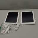 6W Solar Panel Charger for Ring Camera, Compatible with Ri ng Stick Up Camera and Ring Spotlight Plus/Pro Camera Battery, Waterproof (White, 2Pack)