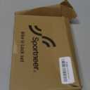 Sportneer Bike Lock: Heavy Duty Anti Theft Bike U Lock with 5ft Security Steel Cable - 17mm Shackle Bicycle U-Locks with 2 Keys & Mounting Bracket for Road Mountain Bike, Size 7.76''x5.02'', 1.64lb (Black)