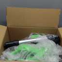 DEGGE Electric Cordless Snow Shovel, 2X 3.0Ah/ 21V/ 12-Inch Battery Snow Blower with Directional Plate & Adjustable Front Handle, Snow Removal for Driveway Sidewalk, Steps, Patio (Charger Included) (Green)