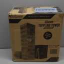 GoSports Giant Wooden Stacking Game - Stacks Up to 5 ft - Choose Brown Wood Stain, Gray, Natural, Stars & Stripes, or Tropical Hardwood - Toppling Tower