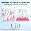 10 Pack Compatible with Oclean Electric Toothbrush Replacement Brush Heads,for Oclean Electric Toothbrush,with dust Cover (White, Medium)
