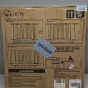 Baby Gate No Drilling, 29"-40" Auto Close Dog Gate Indoor for Doorways & Stairs, Pressure Mounted Adjustable Pet Gate, Easy Walk Through Child Gate for Children & Pets Stroller Friendly, White (29-40"Wide, 28"Tall)