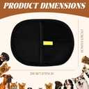 DAMAH Electrostatic Pet Hair Removal Gloves for Cats & Dogs, Reusable Washable Double Sided Grooming Gloves for Couch, Furniture, Carpet, Car Seat, Home Travel