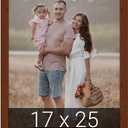 17x25 Dark Walnut Rustic Pine Picture Frame for Puzzles Posters Photos or Artwork