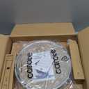 CAROTE 17pcs Pots and Pans Set, Nonstick Cookware Set Detachable Handle, Induction Kitchen Cookware Sets Non Stick with Removable Handle, RV Cookware Set, Oven Safe (Cream White)