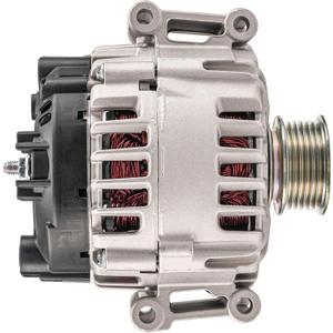 PHILTOP Alternator Compatible With Audi for 2009-2017 Tiguan, CC 2008-2014 GTI 2012-2013 Jetta 2009-2016 Eos 2002-2009 A4 2008-2010 Jetta (Bosch Unit; 140 Amp) 11070N 12V CW 6-Groove Pulley