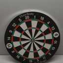Dart Board Set for Adults, 18 in Board with 6 Steel-Tip Darts, 18" diameter, 0.8" thick