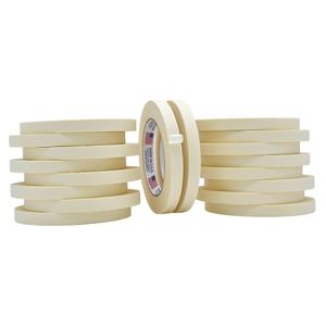 WOD GPM-63 Utility Grade General Purpose Masking Tape, 1/2 inch x 60 yds (Pack of 18) Great for Home or Office, Painting, or Labeling, Adhesive Leaves no Residue