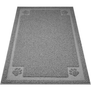 UPSKY Large Cat Litter Mat Trapper 35"×23" Traps Litters from Box and Paws Scatter Control for Folding Trapping Mat Soft for Floor on Sensitive Kitty Paws Easy to Clean