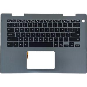 Replacement Laptop Upper Case Palmrest Backlit Keyboard Assembly Part for Dell Inspiron 14 5481 5482 5485 5491 09VMHF 9VMHF Gray