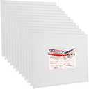 US Art Supply 20" x 24" inch Professional Artist Quality Acid Free Canvas Panel Boards for Painting 12-Pack (1 Full Case of 12 Single Canvas Board Panels)
