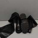 AOSPHIRAYLIAN Womens Over The Knee High Boots Chunky Heel Slip On Faux Leather Riding Surgical Stretch Thigh High Boots. Size 37