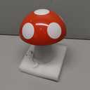 Mushroom Night Light, Rechargeable Cordless Table Lamp for Bedroom, Dimmable LED Night Lights for Toddler , Baby Essentials for Newborn, Stocking Stuffers for Teen Boys, Dorm Room Essentials (red)