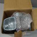 KEOUKE Rotary Cheese Grater Hand Crank Transparent - Shredder Slicer Grinder 3 Stainless Steel Blades, Stable Suction, Labor-Saving Handle, Safe Kitchen Tool for Cheese, Vegetable, Nuts, Chocolate (3 IN 1, Grey Blue SP)