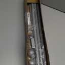 Silver Curtain Rods for Windows with Brackets,5/8 Inch Diameter Small Curtain Rod Adjustable Set 32 to 90 Inches,Easy Install Drapery Rods,Gray