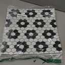 FloorPops Black Biscotto Peel & Stick Floor Tiles, FP3931