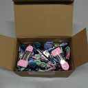 Clothes Pins Heavy Duty 30 Pack, 2.17 Inch Metal Chip Clips, Clothespins for Photo Drying Clothesline Laundry Sock, Bag Clips for Food Kitchen Stainless Steel with Rubber, 6 Colors (Colored)