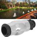 Fountain Nozzle Head, 1/2 Inch G1 Thread Frothy Foam Jet Fountain Nozzle Water Spray Stainless Steel Pond Pump Nozzle, for Garden Pond Landscaping Use Library