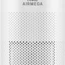 COWAY Air Purifiers for Home up to 810 ft, HEPA Filter and Carbon Filter for Smoke, Allergies, Pet Dander, Odor, AQI Monitor, Auto Mode, Timer, Filter Indicator, Night Light, 100 White