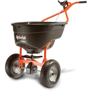 Agri-Fab 45-0614 130 lb. Push Lawn & Garden Broadcast Spreader for Seed,Fertilizer,Salt,Ice Melt; Walk Behind with Easy to use Flow Control Lever